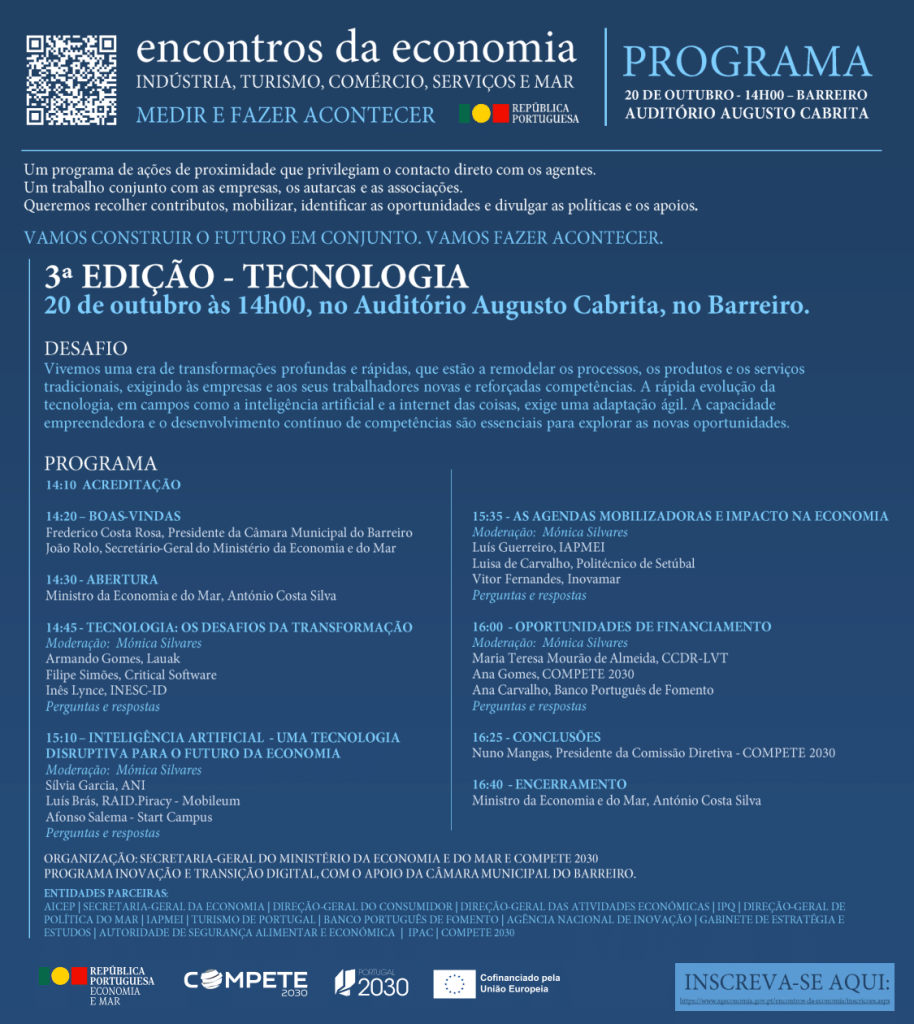 Encontros da Economia | Barreiro | 20 de outubro